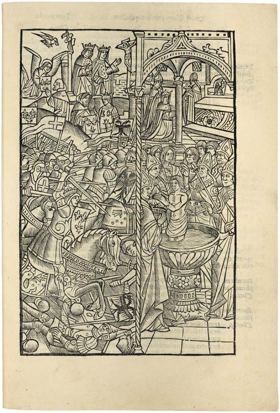 The Unique Vellum Mer des Croniques Illuminated for King Francis I