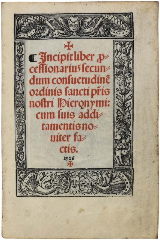 A Processional on Vellum from the Hieronymite Monastery of Belém
