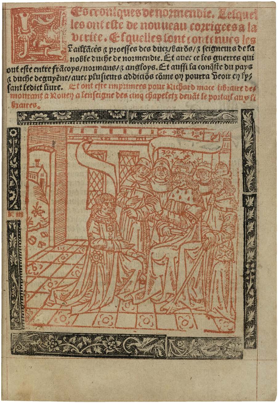 The Chronicle of Normandy from the Libraries of Heber, Prince d’Essling, Félix Solar, and La Germonière