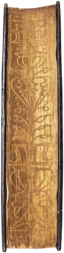The Cratander Bible in a Magnificent Wax-Colour Mosaic Binding by Jean Picard