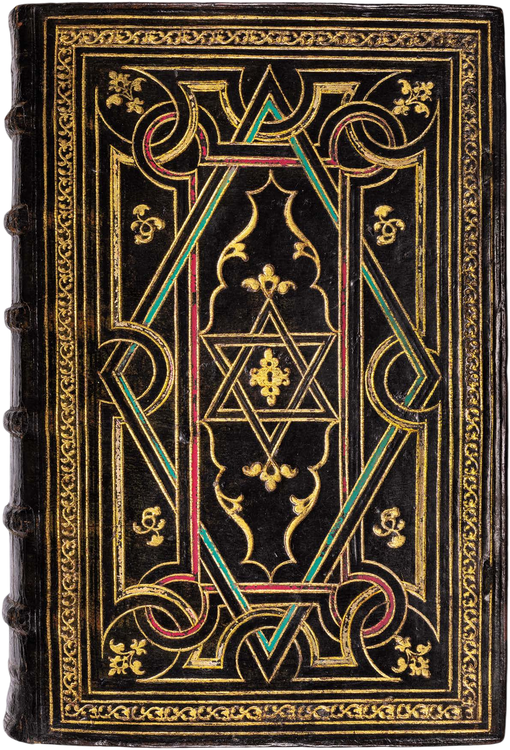 The Cratander Bible in a Magnificent Wax-Colour Mosaic Binding by Jean Picard