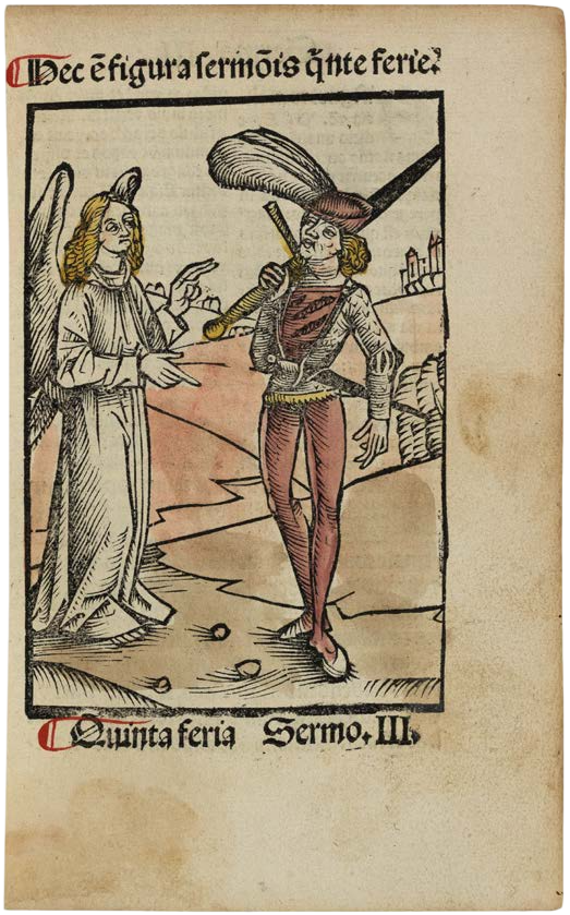 Johannes Meder’s Lenten Sermons with 18 Contemporary-Coloured Woodcuts by the Master of Haintz Narr