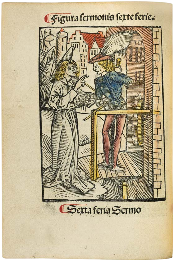 Johannes Meder’s Lenten Sermons with 18 Contemporary-Coloured Woodcuts by the Master of Haintz Narr