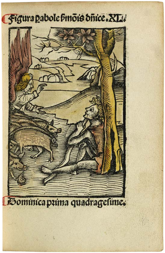 Johannes Meder’s Lenten Sermons with 18 Contemporary-Coloured Woodcuts by the Master of Haintz Narr