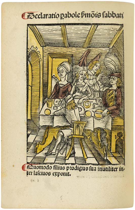 Johannes Meder’s Lenten Sermons with 18 Contemporary-Coloured Woodcuts by the Master of Haintz Narr