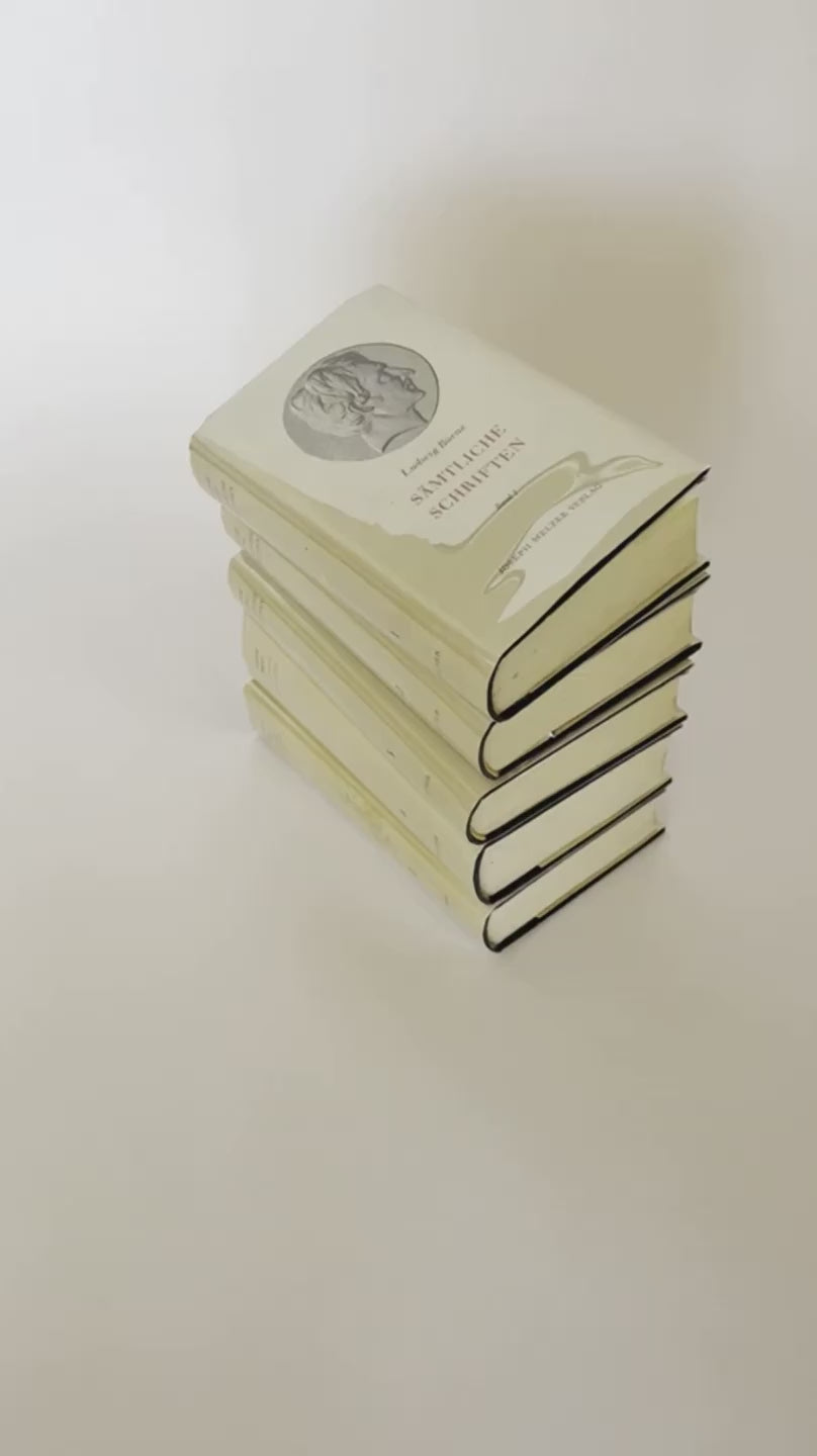 Film of Ludwig Börne, Sämtliche Schriften, 5 Vols, 1964 — Melzer (German-Jewish).