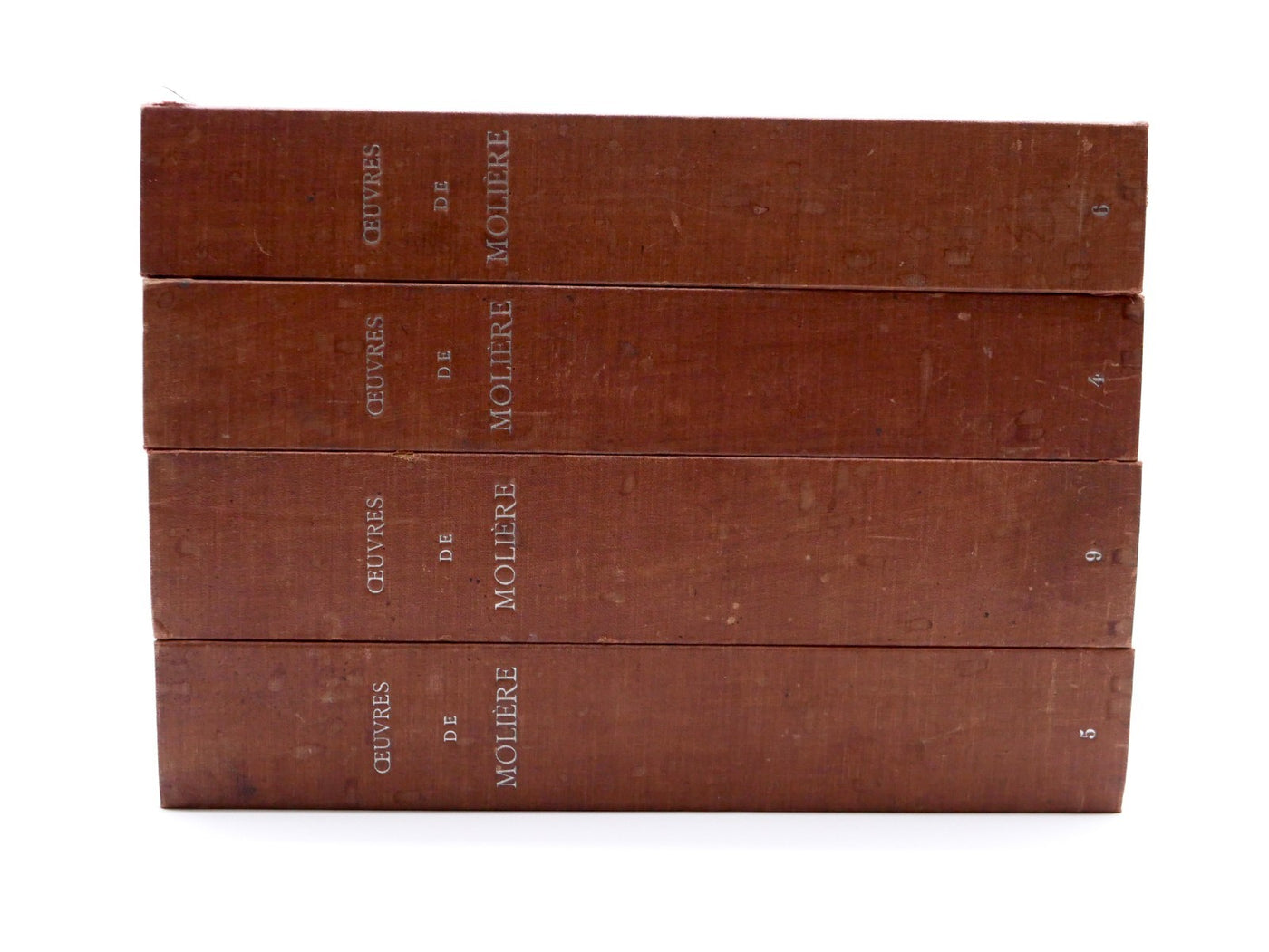 Molière, Œuvres, 16 Vols — Antique Illustrated French Deluxe Set