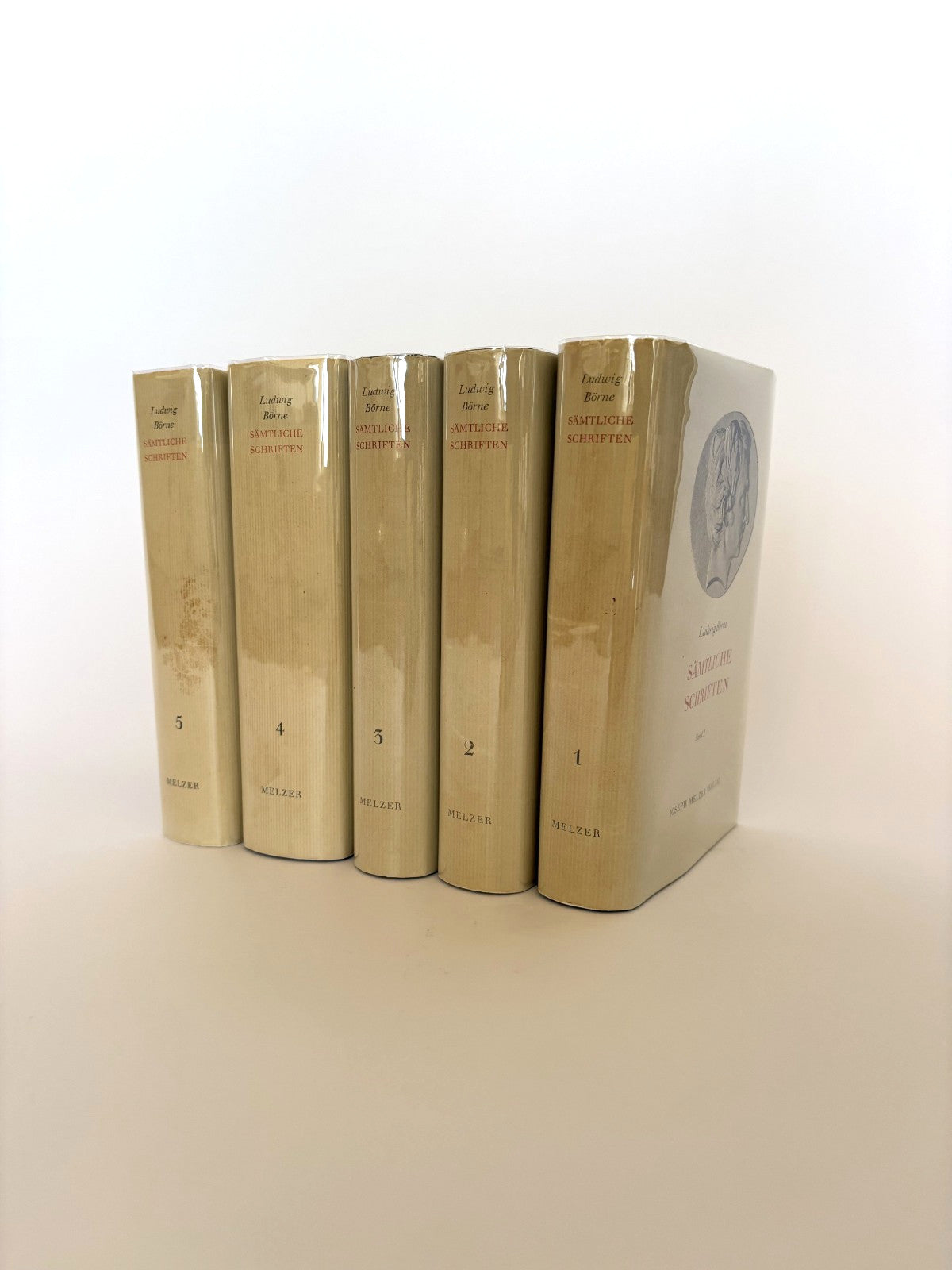 Ludwig Börne, Sämtliche Schriften, 5 Vols, 1964 — Melzer (German-Jewish)