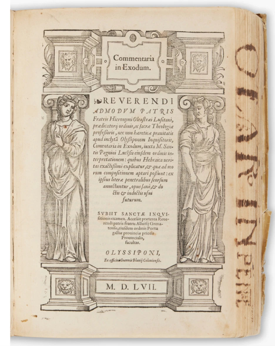 Oleaster’s first-edition commentaries on the complete Pentateuch