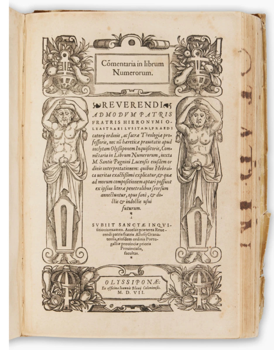 Oleaster’s first-edition commentaries on the complete Pentateuch