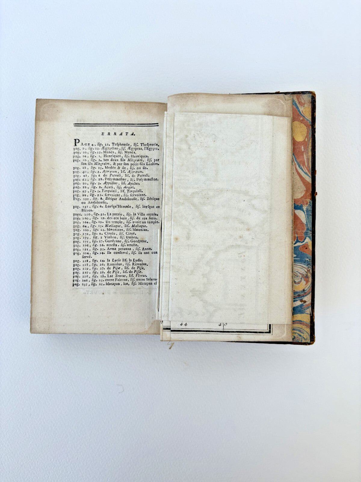 Helliez, Geography of Virgil, 1771 — First Edition, Fold-Out Map (Kallendorf Copy)