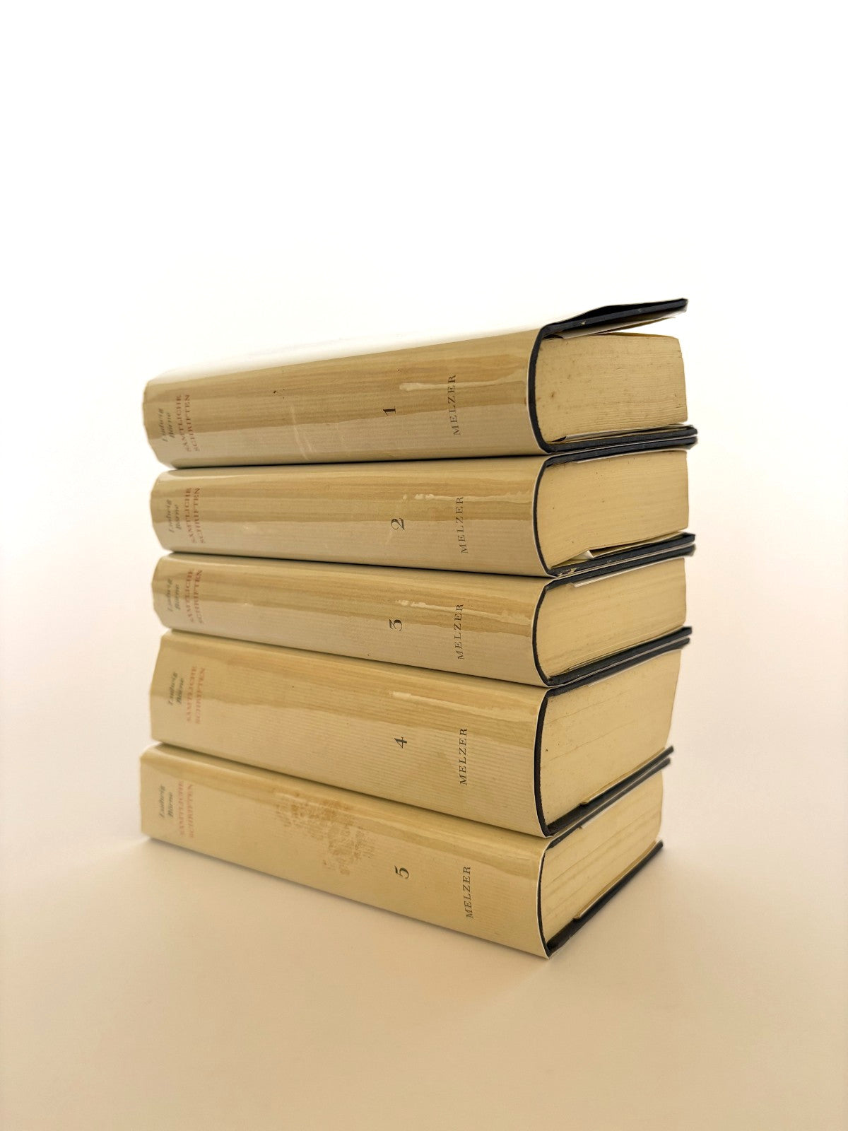 Ludwig Börne, Sämtliche Schriften, 5 Vols, 1964 — Melzer (German-Jewish)