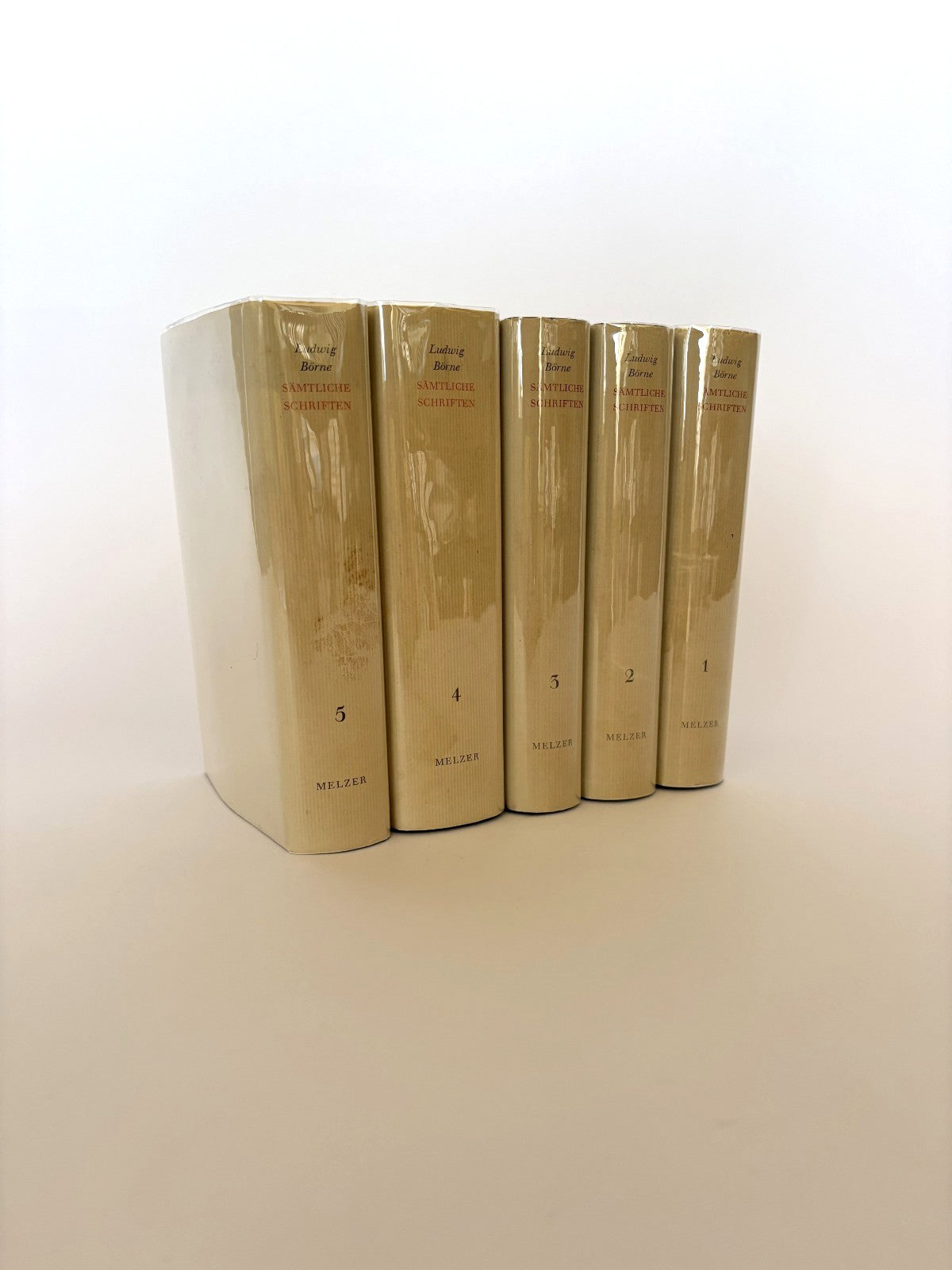 Ludwig Börne, Sämtliche Schriften, 5 Vols, 1964 — Melzer (German-Jewish)
