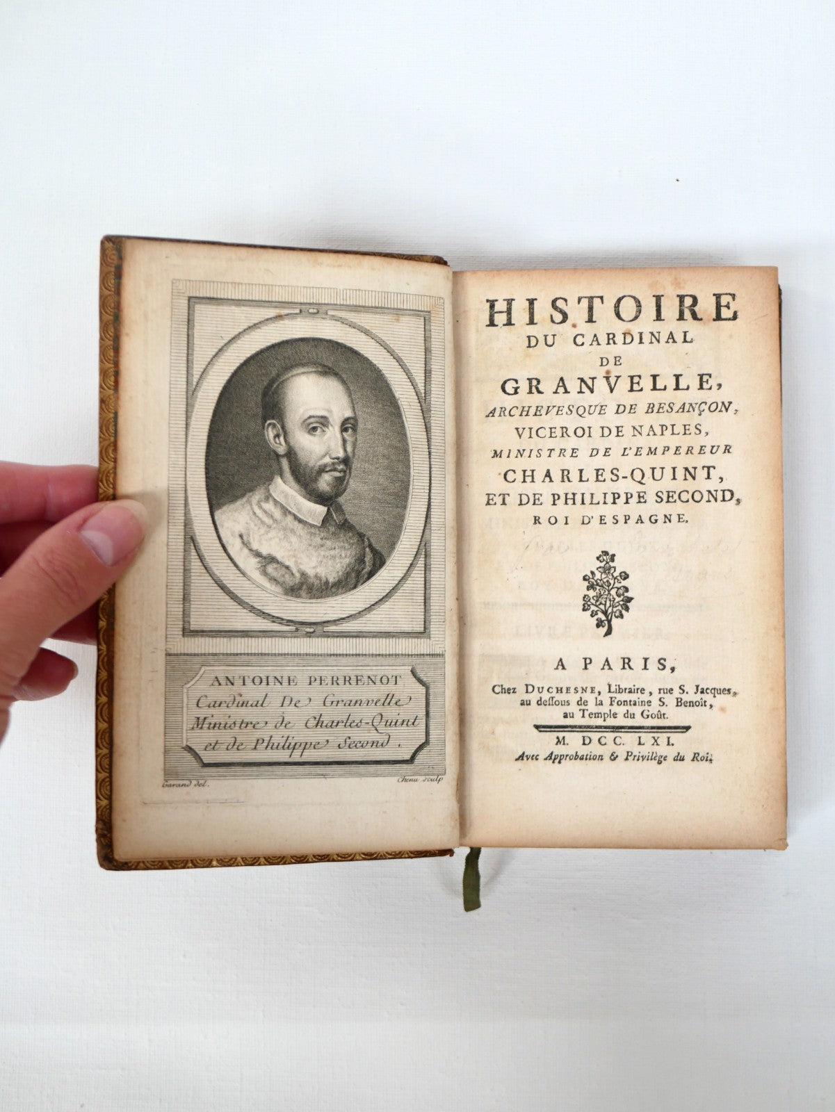 Cardinal Granvelle — Habsburg Biography, 1761 — First Edition (Brooker Provenance)