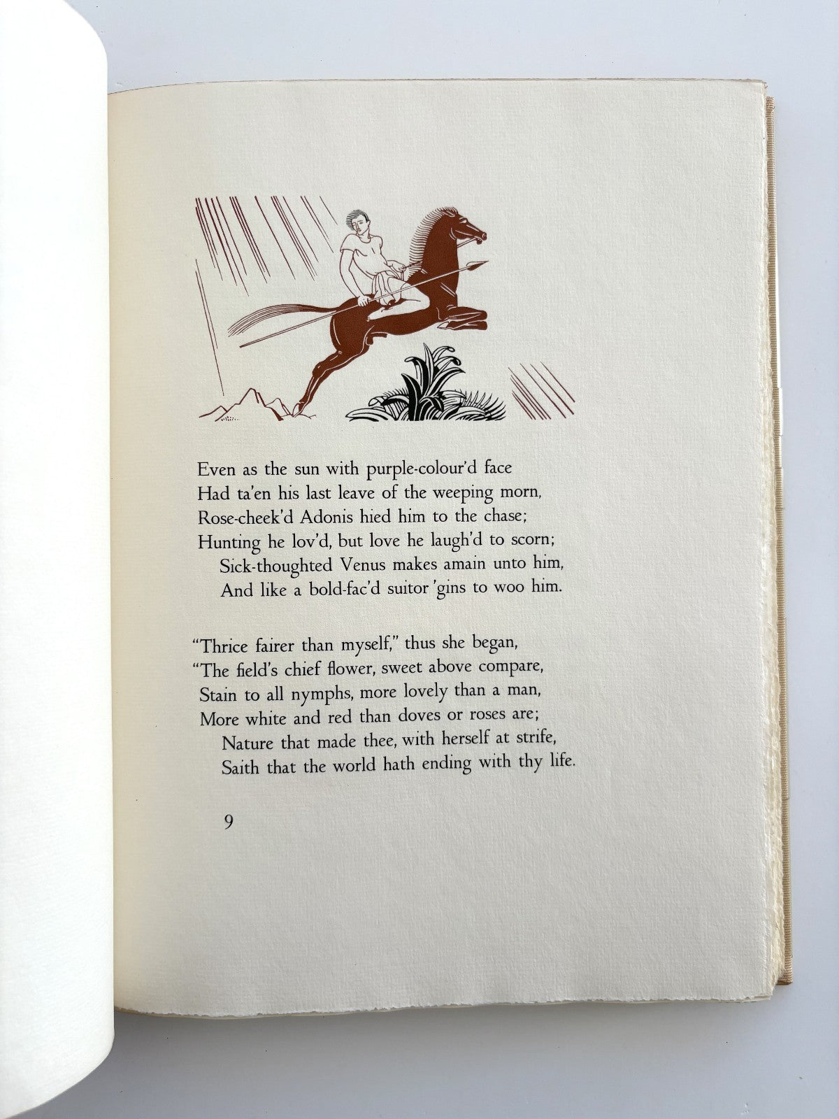 Shakespeare, Venus and Adonis — Rockwell Kent, 1931 — Signed Limited Edition
