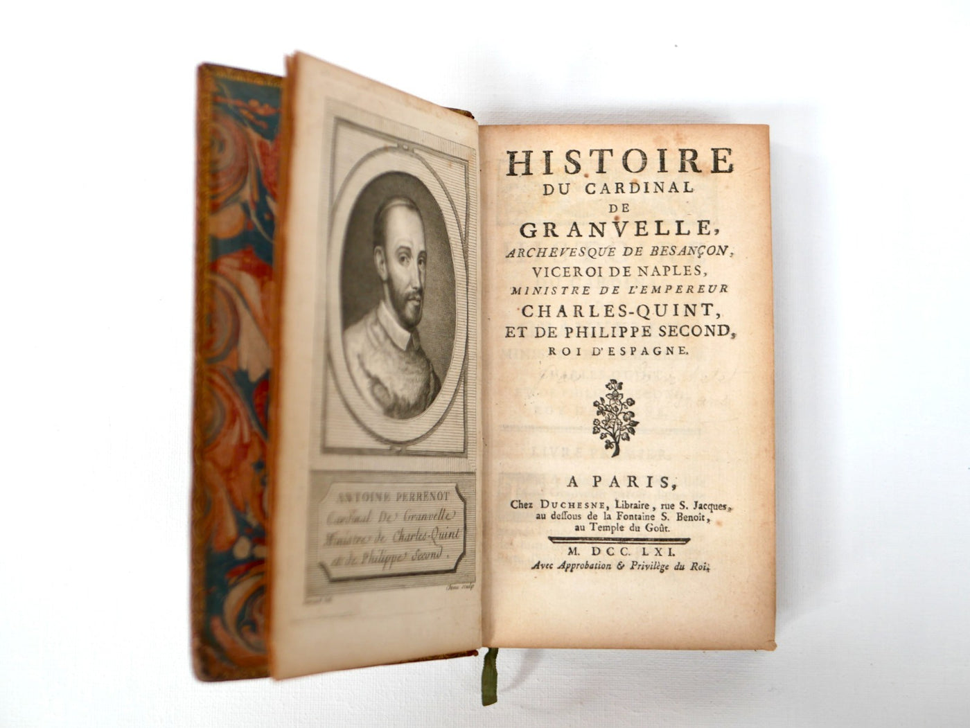 Cardinal Granvelle — Habsburg Biography, 1761 — First Edition (Brooker Provenance)