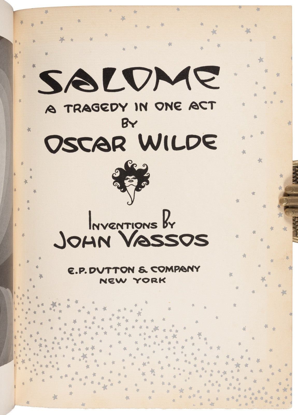 Oscar Wilde, Salome — Illustrated by John Vassos, 1927 — First Thus, Dutton, in Dust Jacket