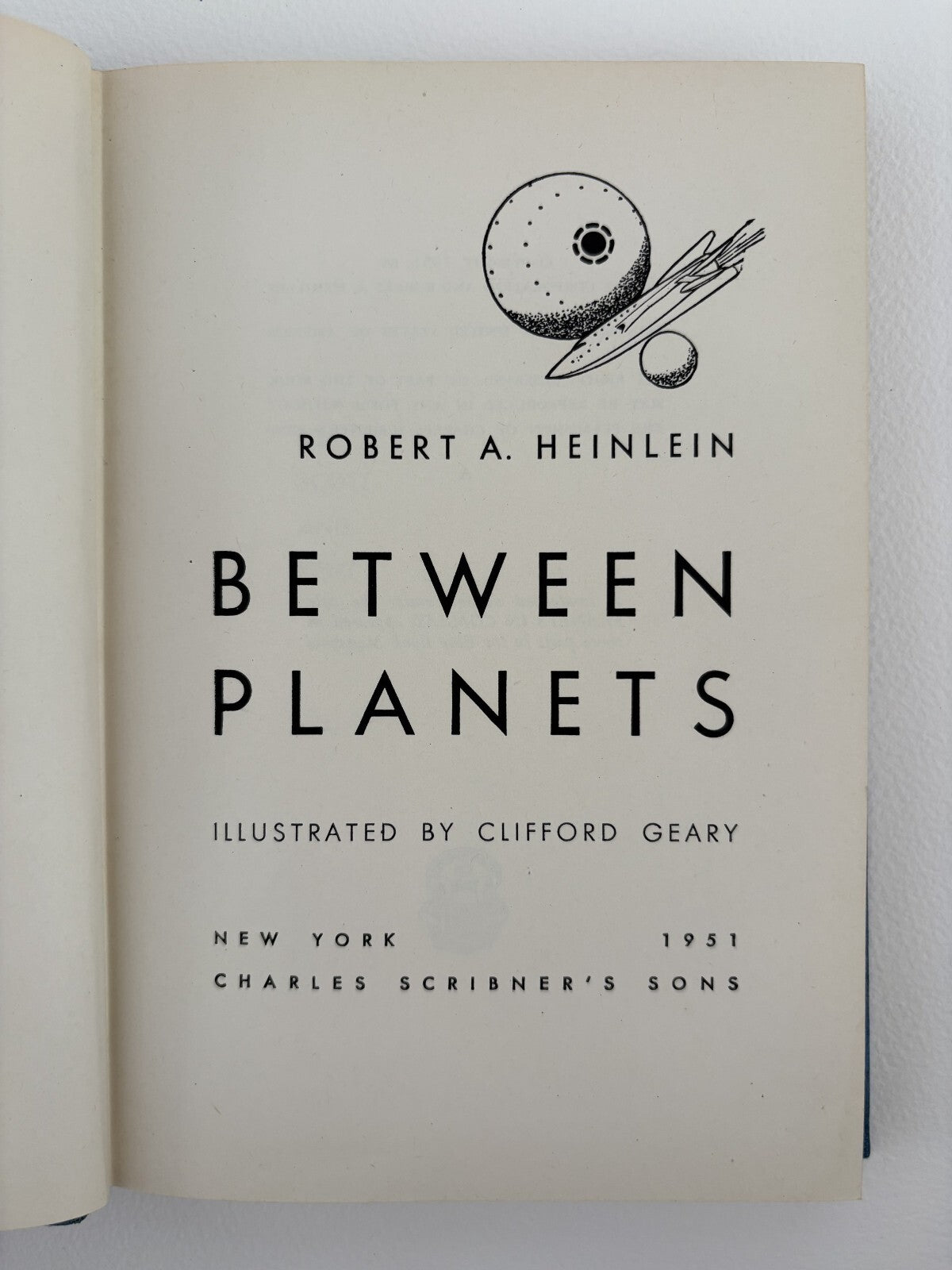 Robert A. Heinlein, Between Planets, 1951 — Scribner's, First Printing in Dust Jacket