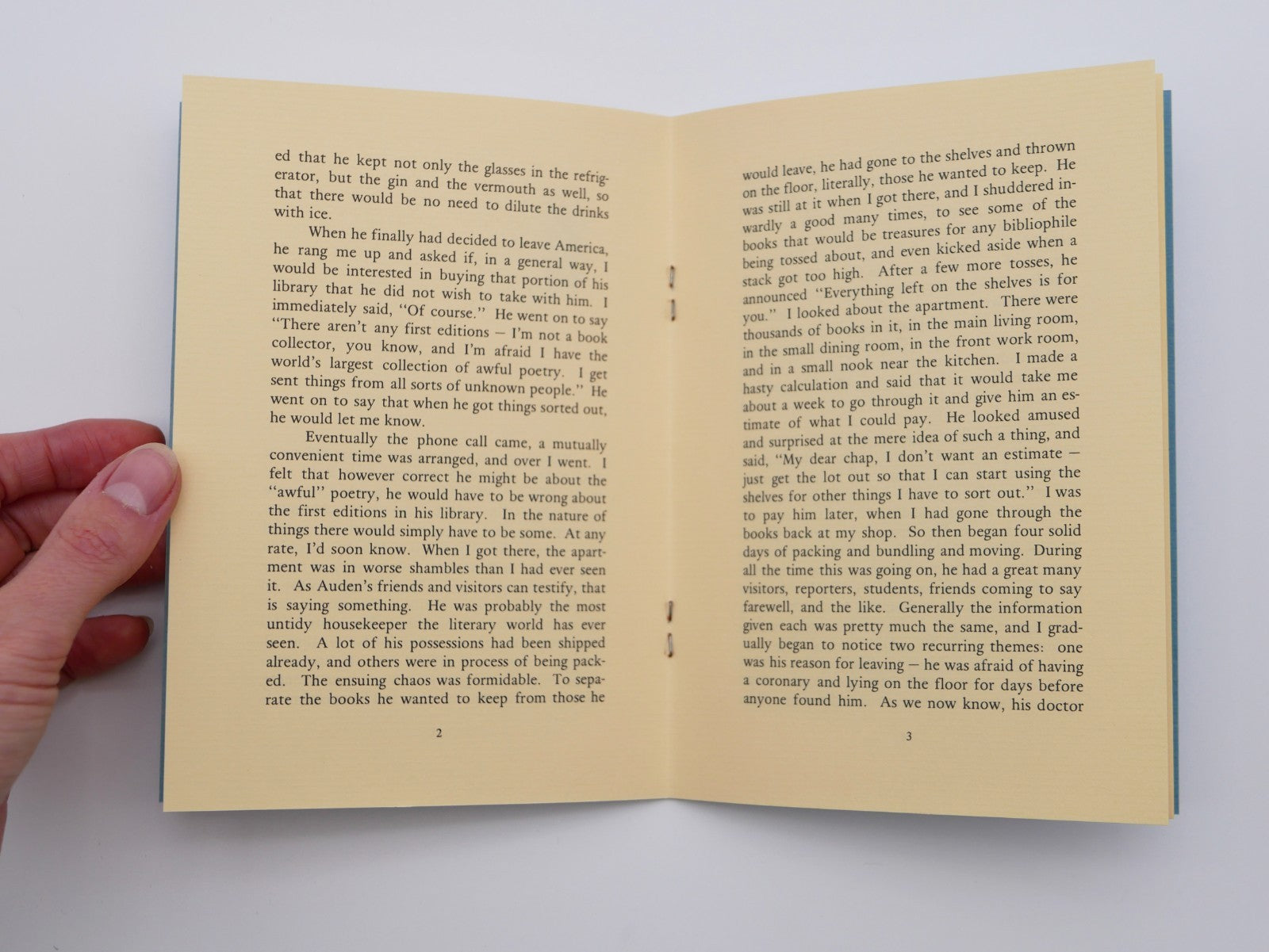 Auden's Library, 1975 — Robert A. Wilson, with Signed Letter to Auden (Critic Whitehead)