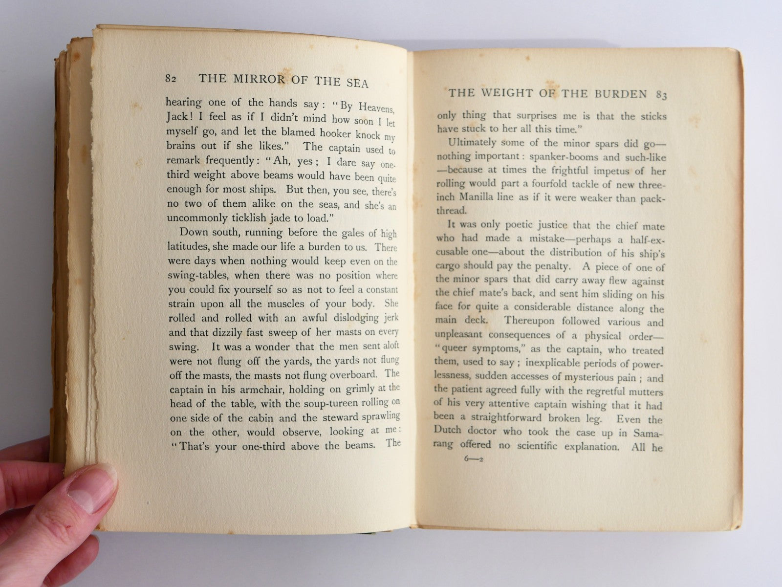 Joseph Conrad, The Mirror of the Sea, 1906 — First Edition, Methuen, London