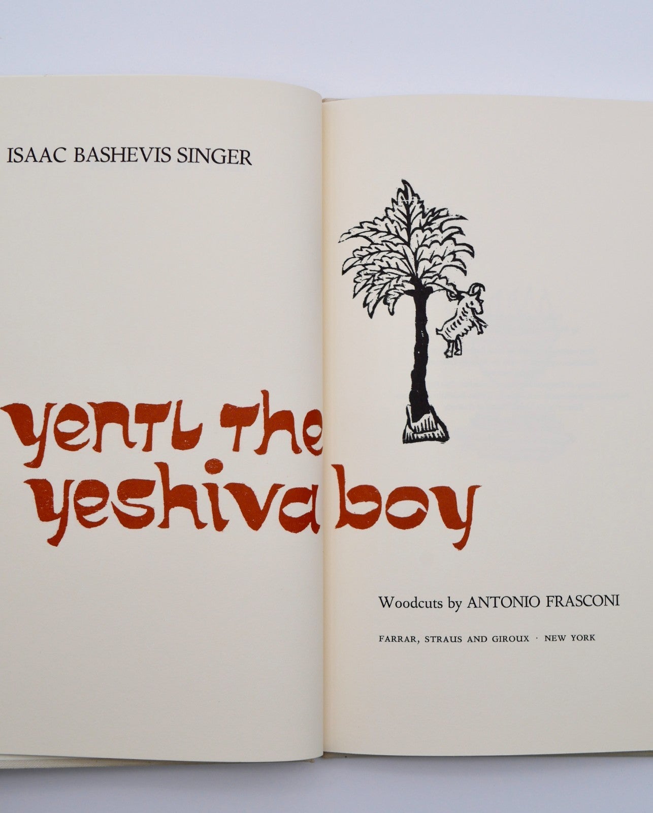 Isaac Bashevis Singer, Yentl the Yeshiva Boy, 1983 — Limited Signed Illustrated Edition