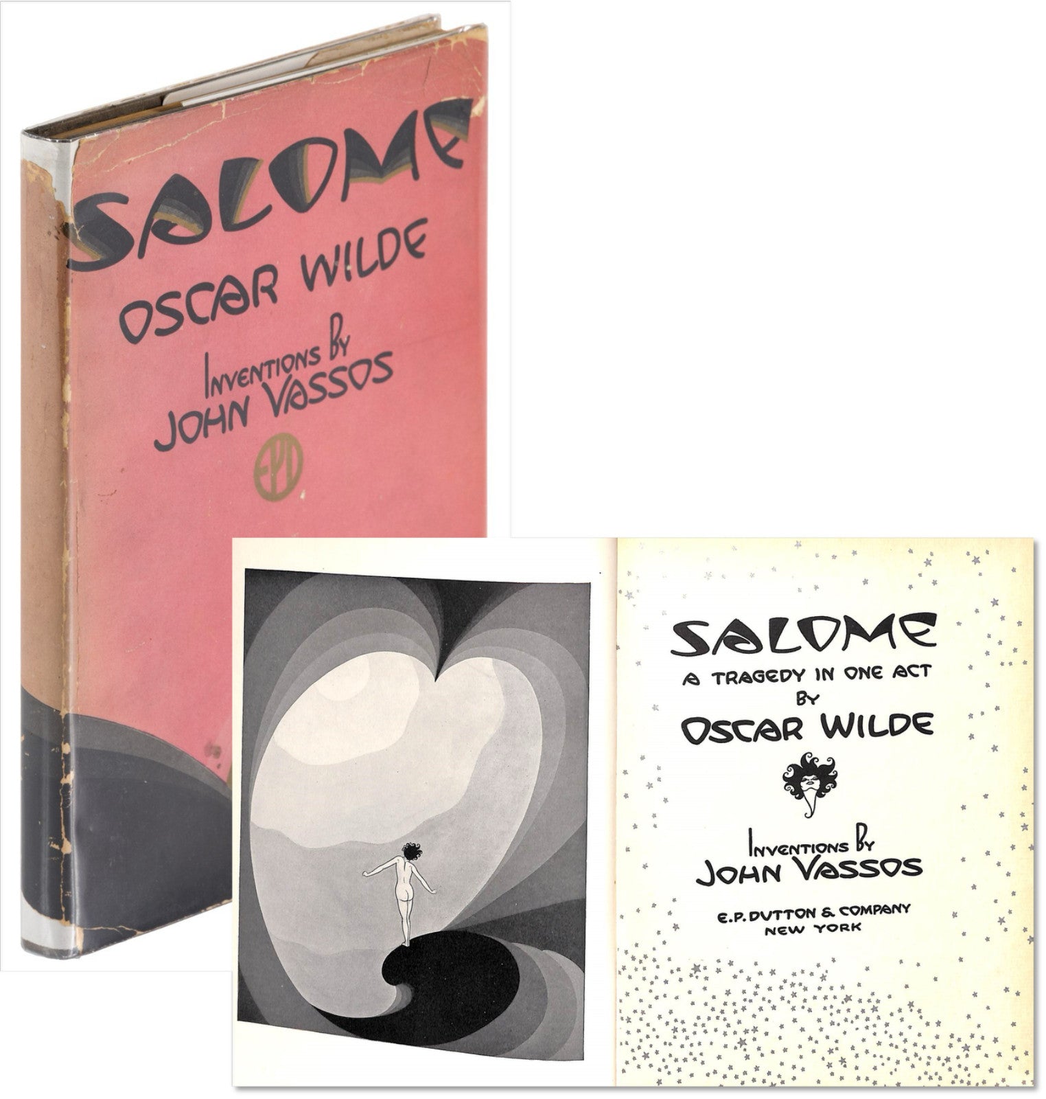 Oscar Wilde, Salome — Illustrated by John Vassos, 1927 — First Thus, Dutton, in Dust Jacket