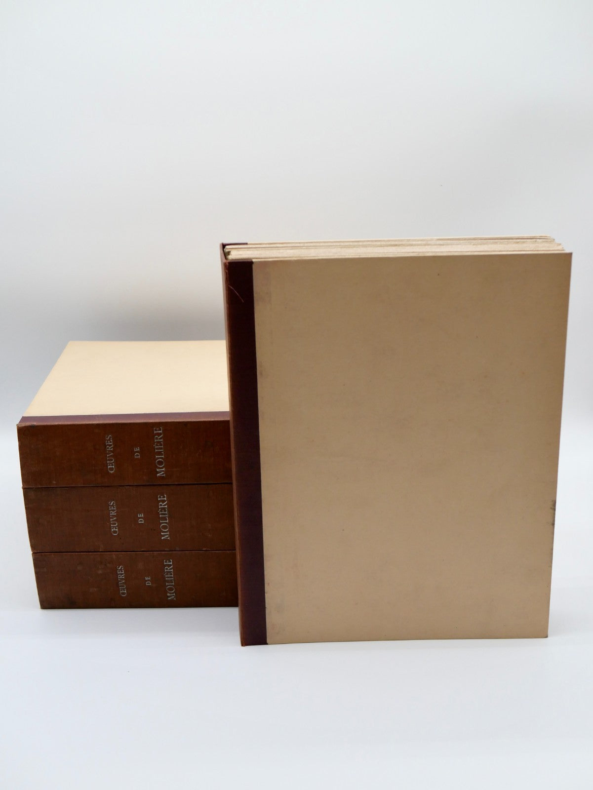 Molière, Œuvres, 16 Vols — Antique Illustrated French Deluxe Set