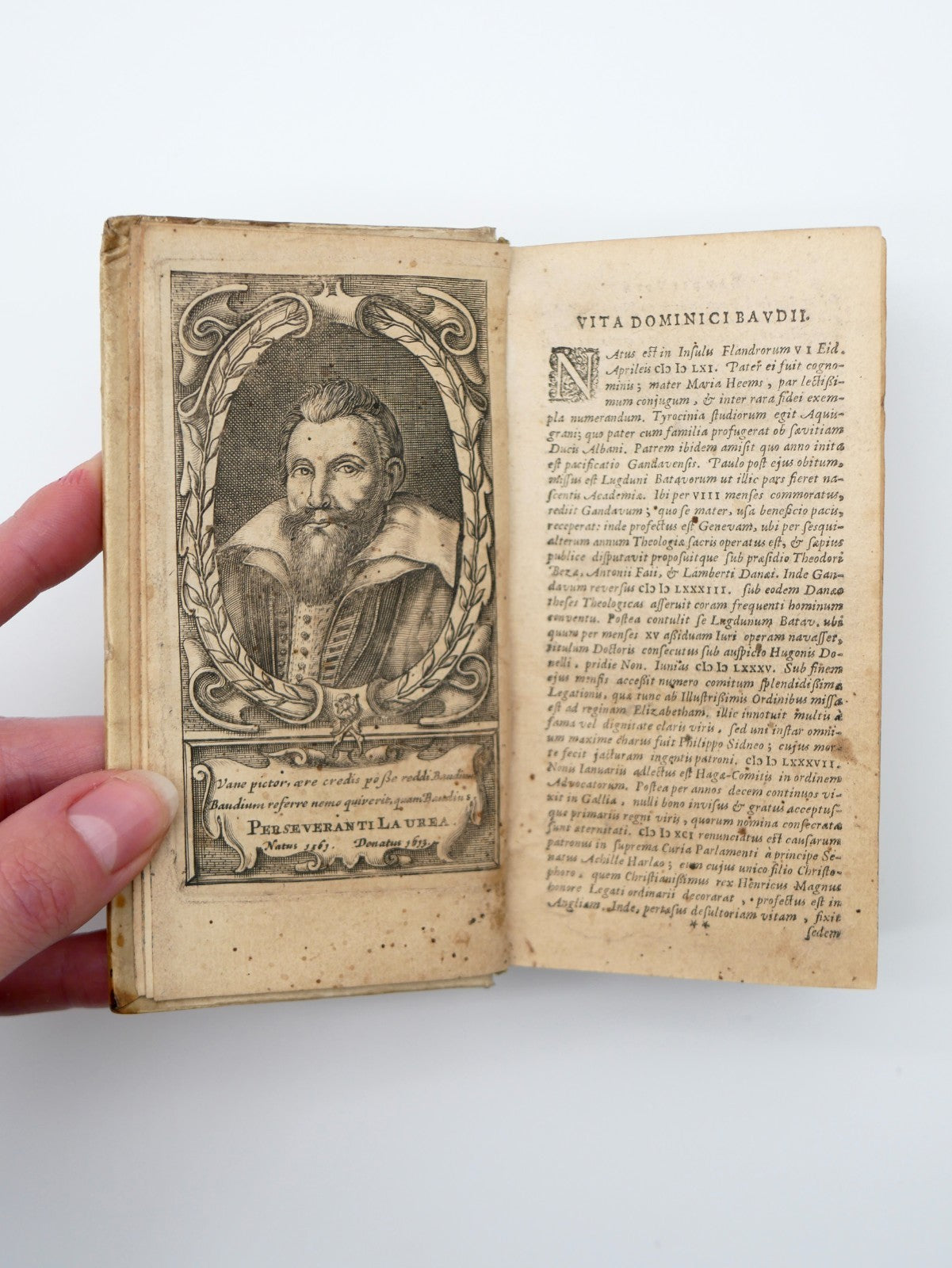 Baudius, Epistolae et Orationes, Editio Nova, 1642 — Janssonius, Vellum (Salloch Copy)