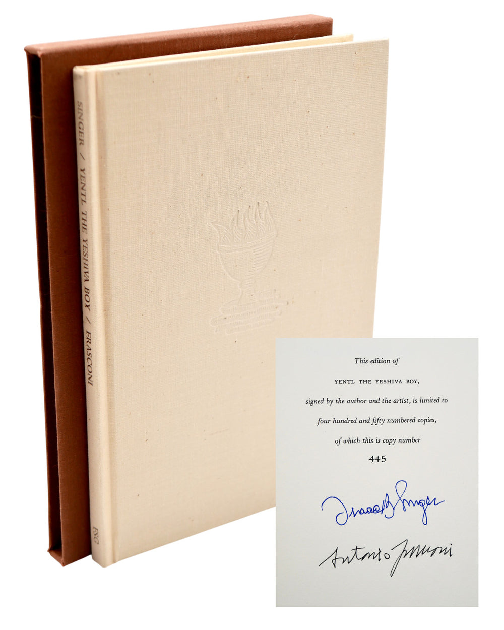 Isaac Bashevis Singer, Yentl the Yeshiva Boy, 1983 — Limited Signed Illustrated Edition