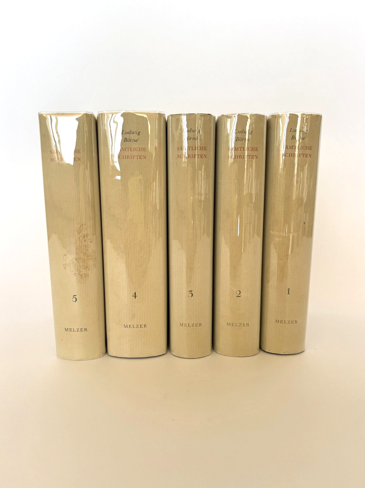 Ludwig Börne, Sämtliche Schriften, 5 Vols, 1964 — Melzer (German-Jewish)