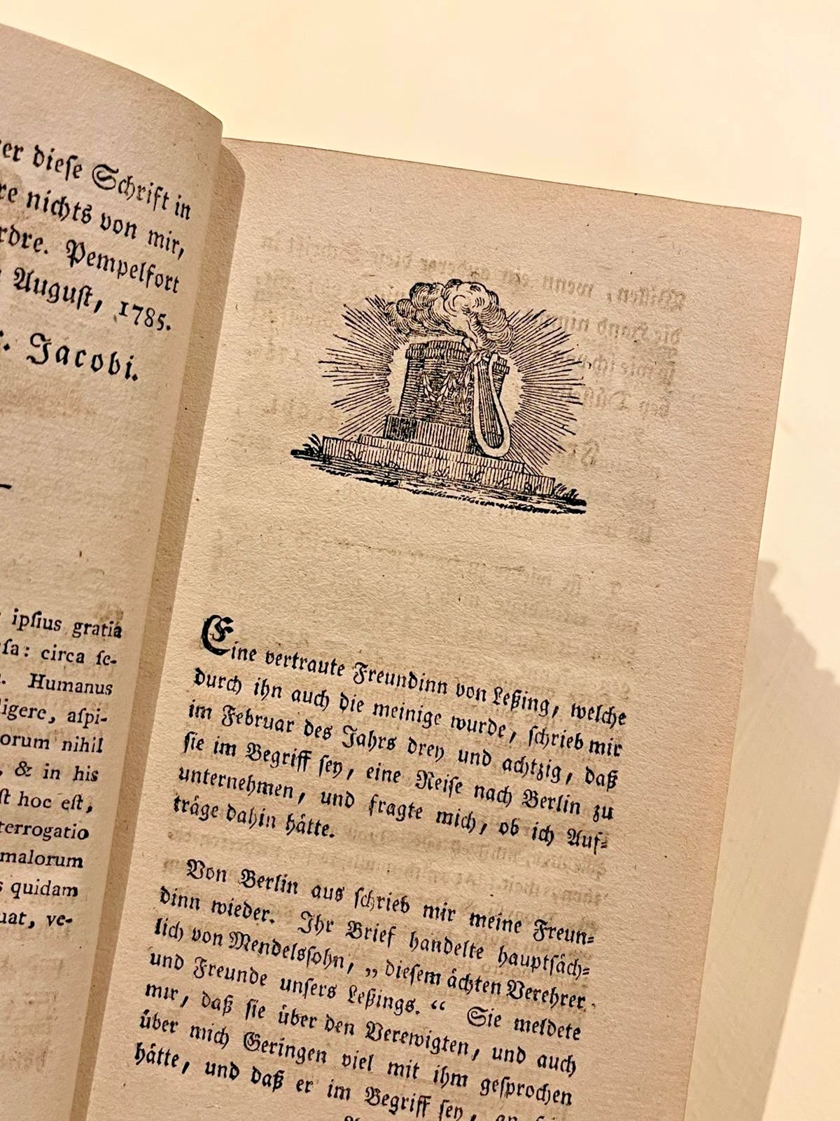 Über die Lehre des Spinoza