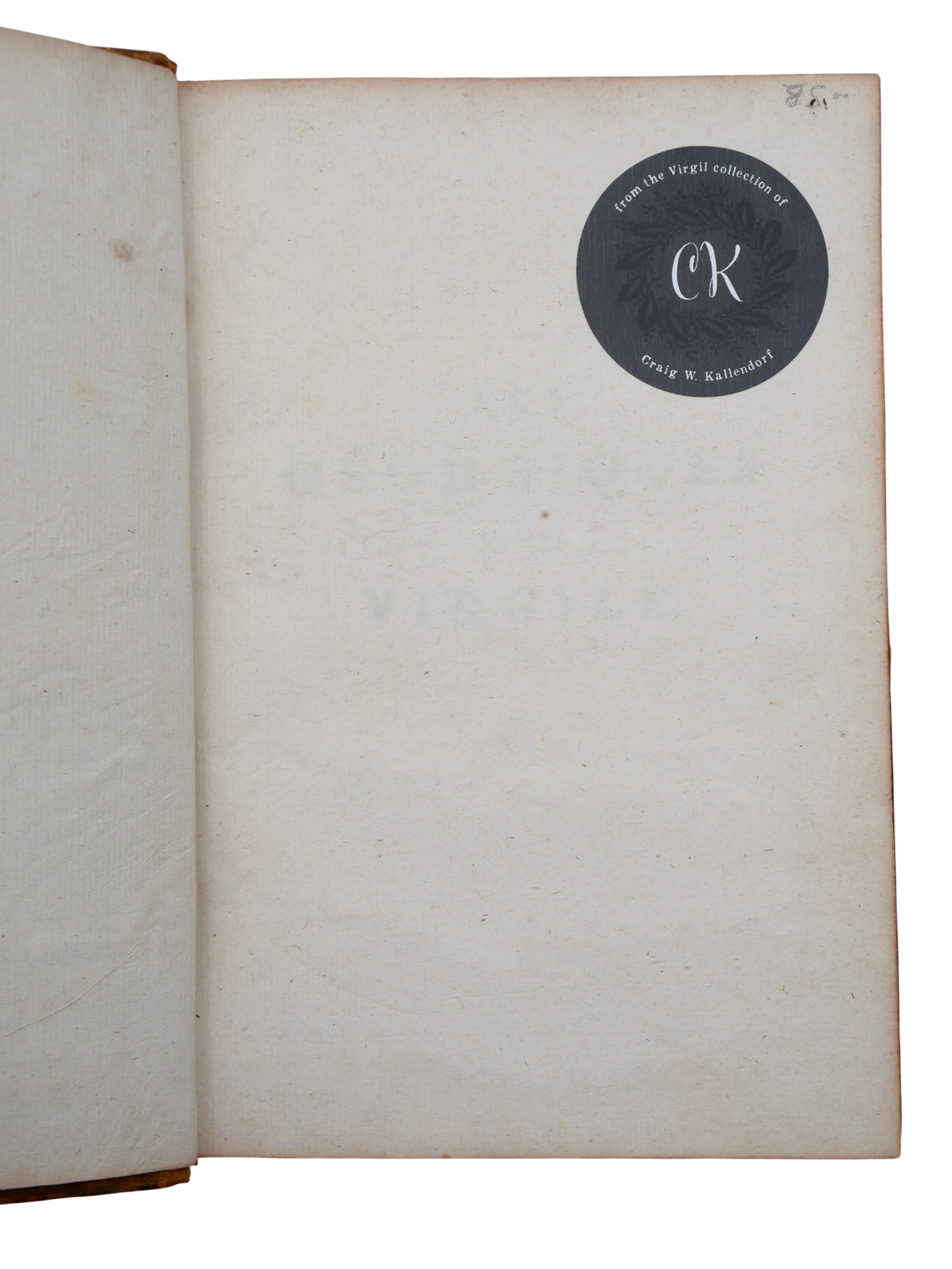 Virgil’s Georgics in the Rare Grand-Papier Issue Described by Craig Kallendorf
