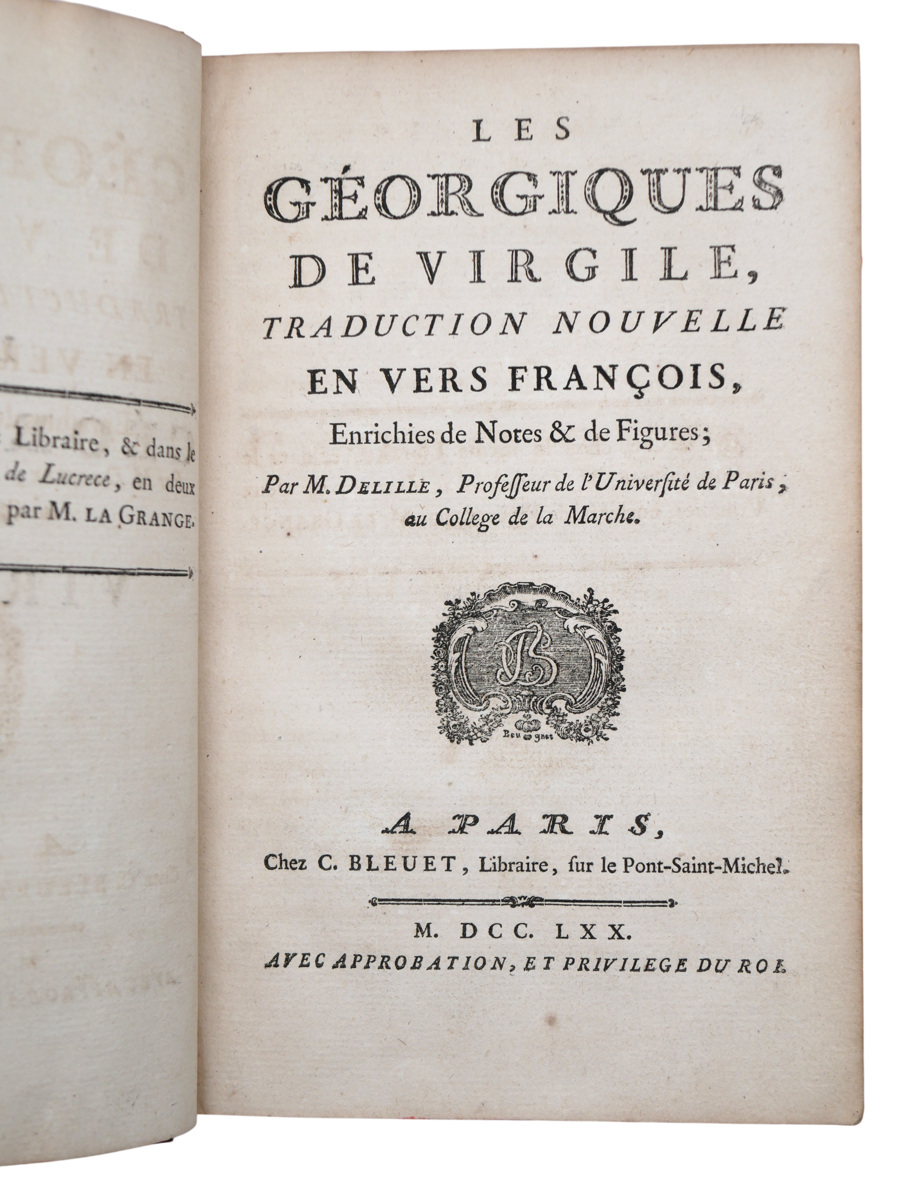 Virgil’s Georgics in Contemporary French Calf from the Library of Craig Kallendorf