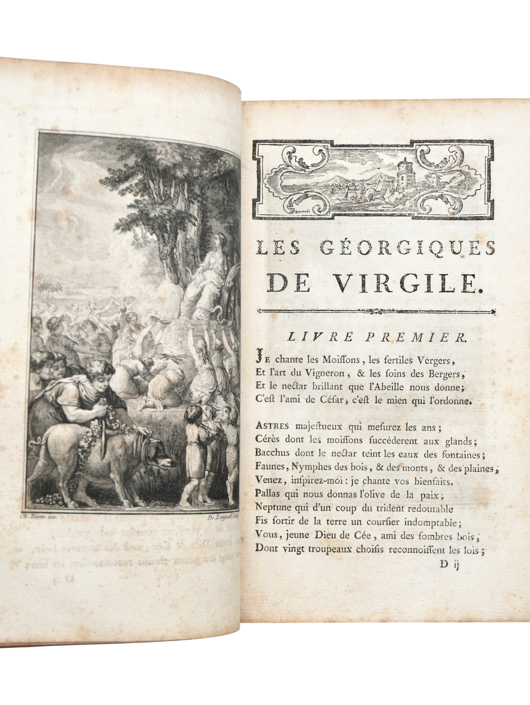 Virgil’s Georgics in Contemporary French Calf from the Library of Craig Kallendorf