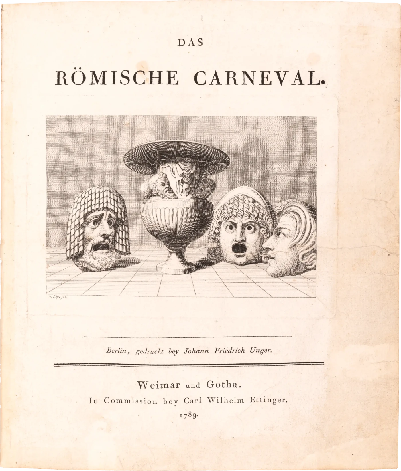 Römischer Carneval Maroquin 1789